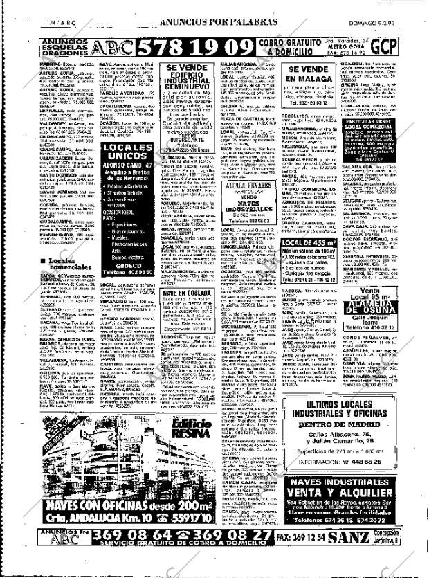 ABC MADRID 09-02-1992 página 124