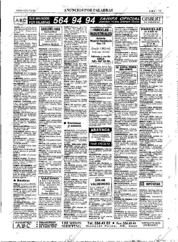 ABC MADRID 09-02-1992 página 129