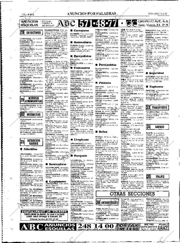 ABC MADRID 09-02-1992 página 132