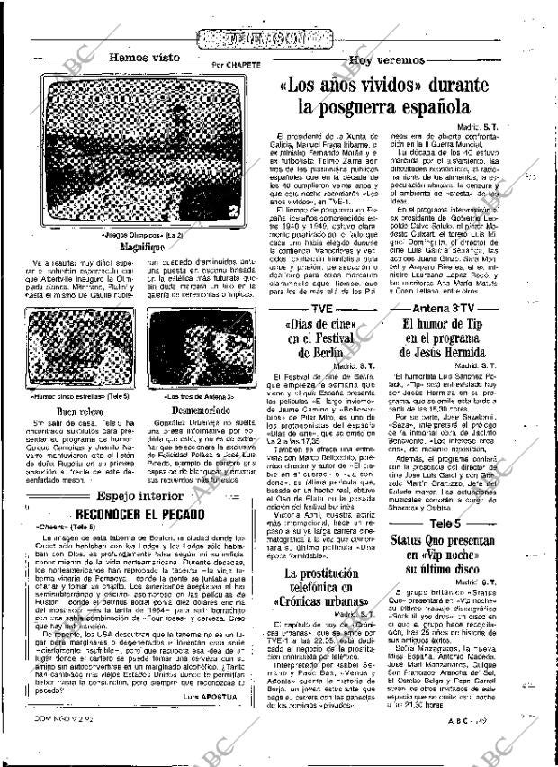 ABC MADRID 09-02-1992 página 149