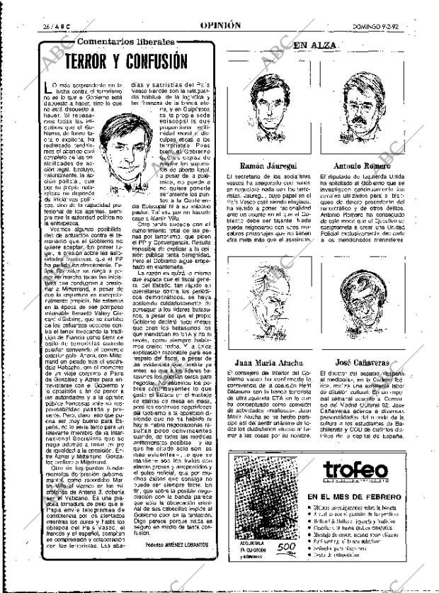 ABC MADRID 09-02-1992 página 26