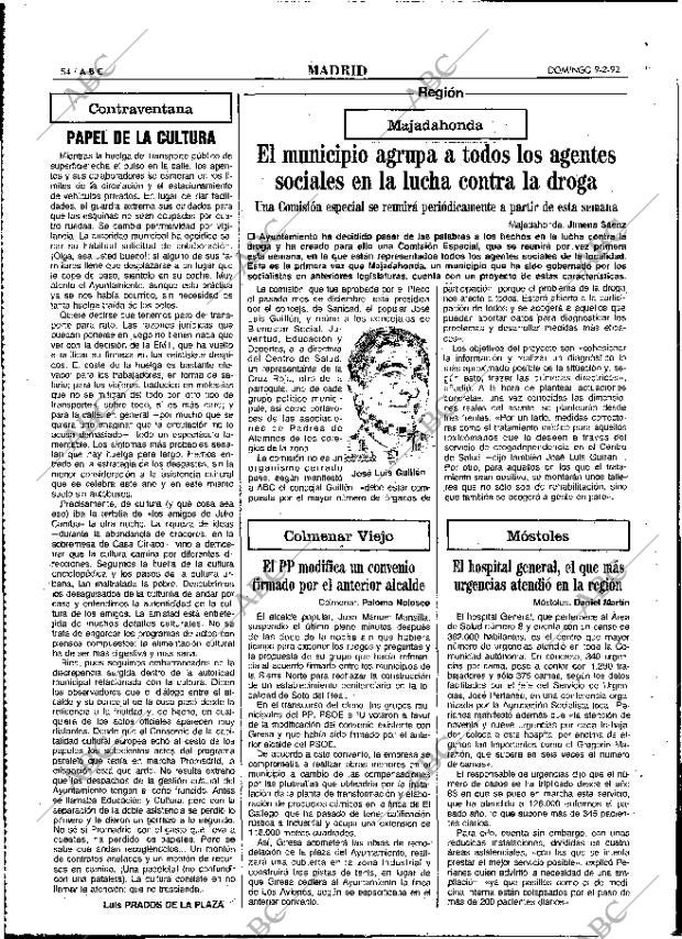 ABC MADRID 09-02-1992 página 54