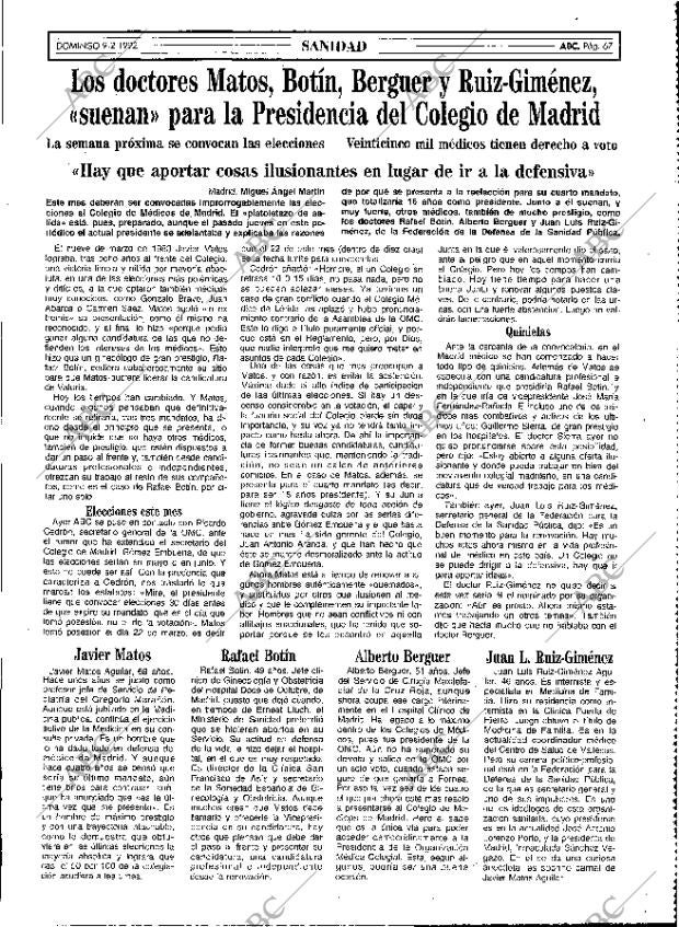 ABC MADRID 09-02-1992 página 67