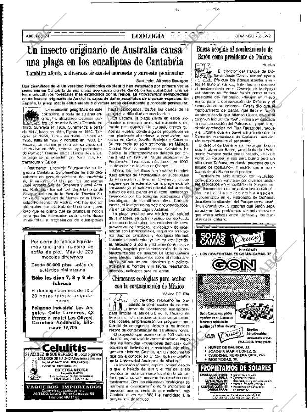 ABC MADRID 09-02-1992 página 74