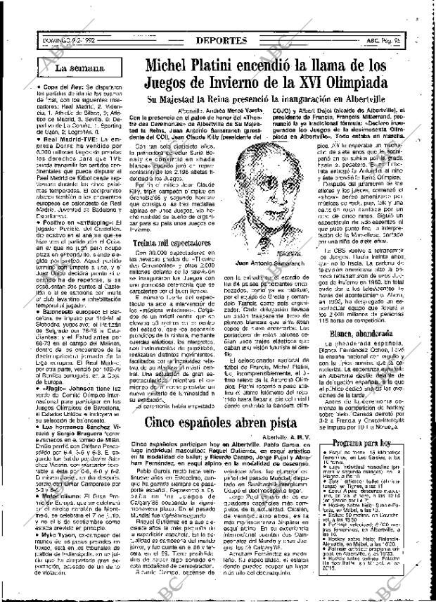 ABC MADRID 09-02-1992 página 95
