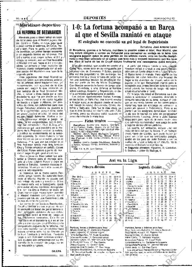 ABC MADRID 09-02-1992 página 98
