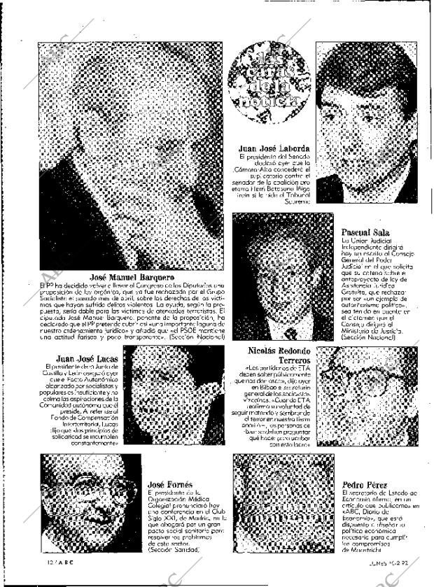 ABC MADRID 10-02-1992 página 12
