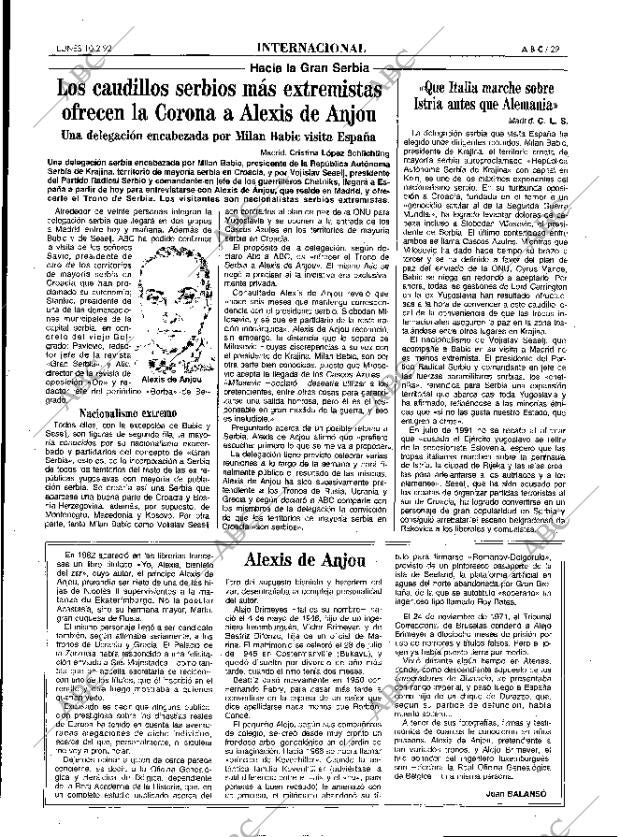 ABC MADRID 10-02-1992 página 29