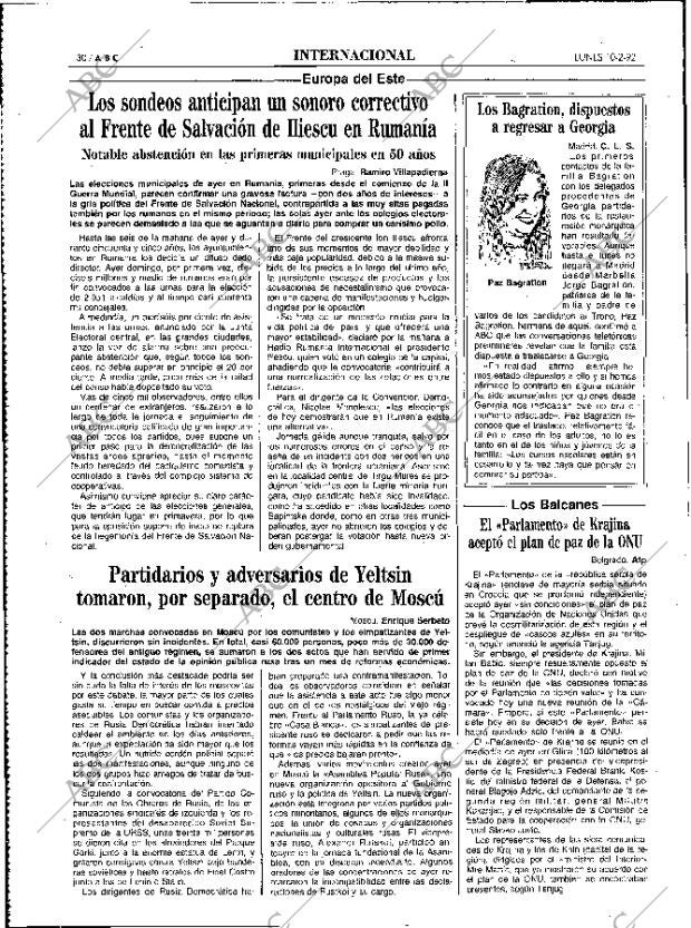ABC MADRID 10-02-1992 página 30