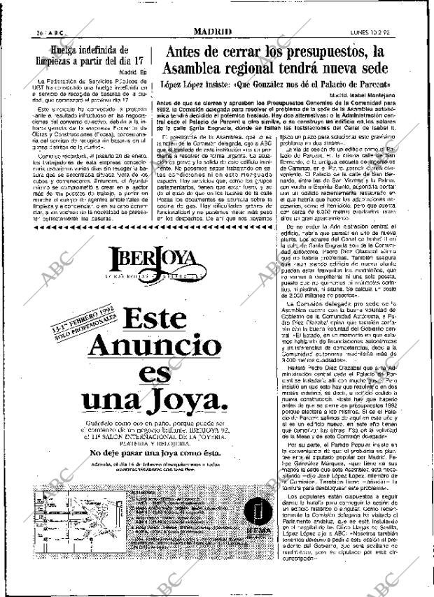 ABC MADRID 10-02-1992 página 36
