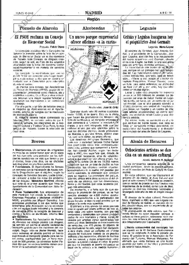 ABC MADRID 10-02-1992 página 39