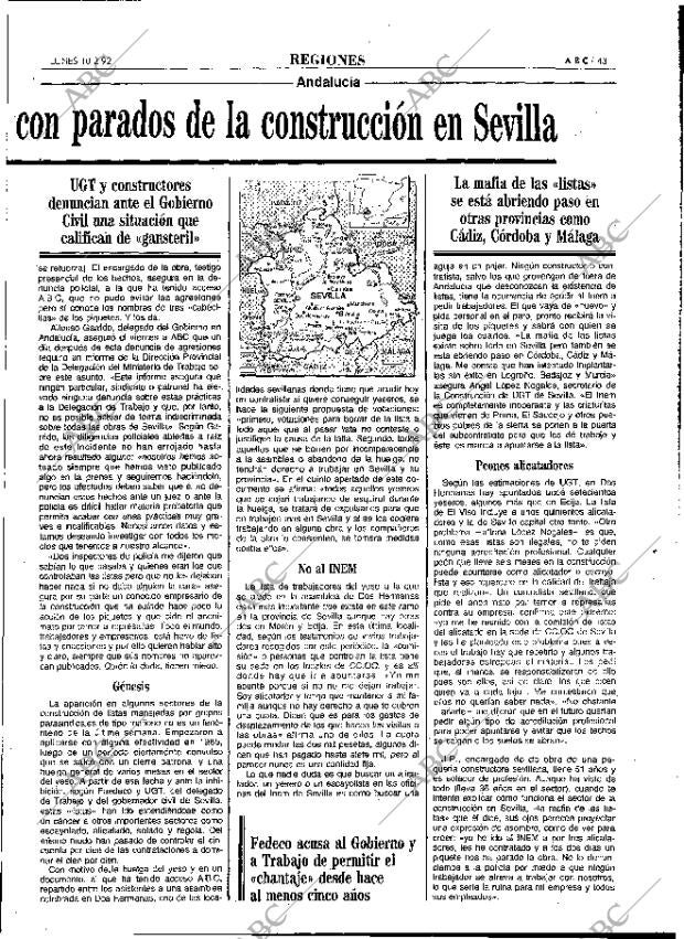 ABC MADRID 10-02-1992 página 43