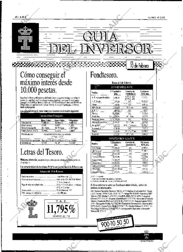 ABC MADRID 10-02-1992 página 48