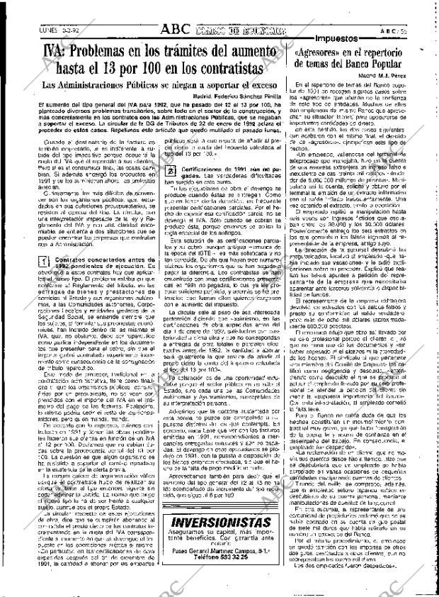 ABC MADRID 10-02-1992 página 55