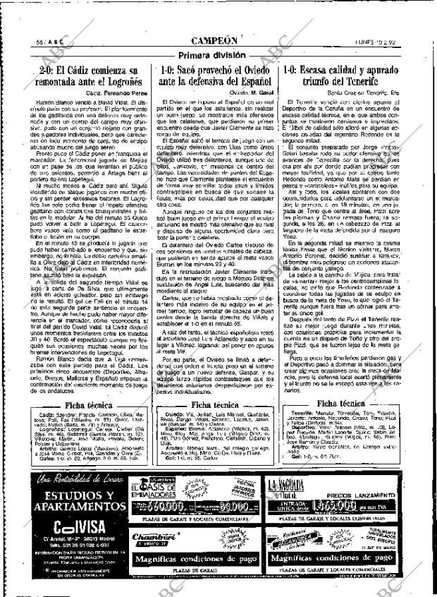 ABC MADRID 10-02-1992 página 68