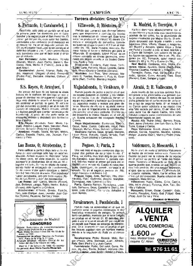 ABC MADRID 10-02-1992 página 75