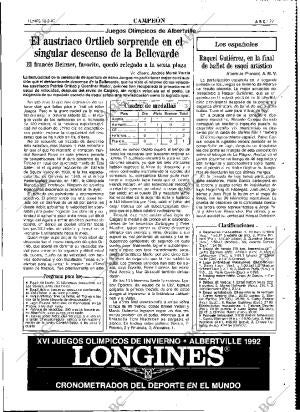 ABC MADRID 10-02-1992 página 77