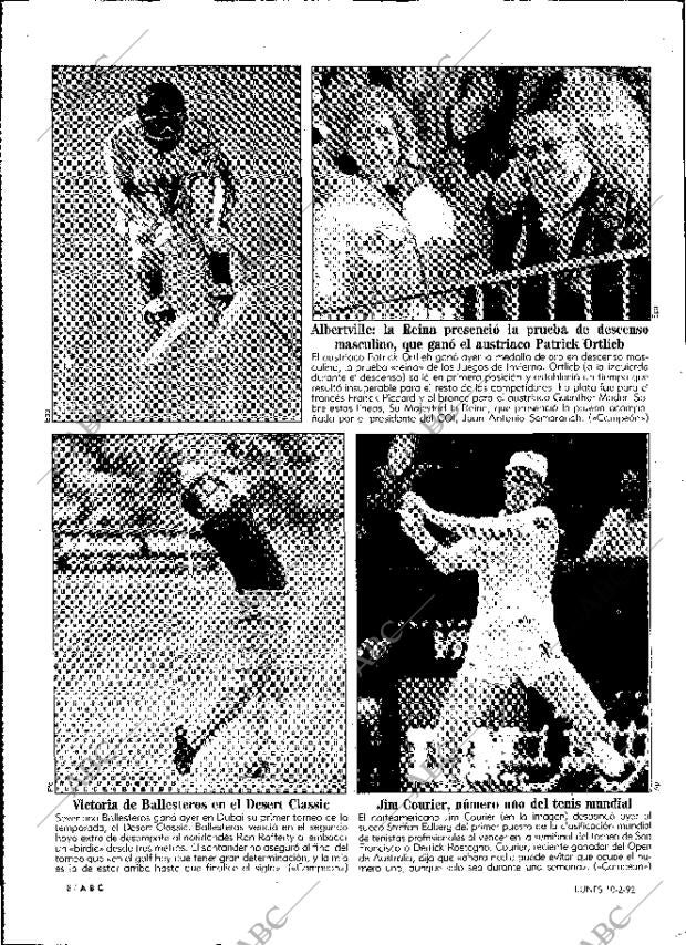 ABC MADRID 10-02-1992 página 8