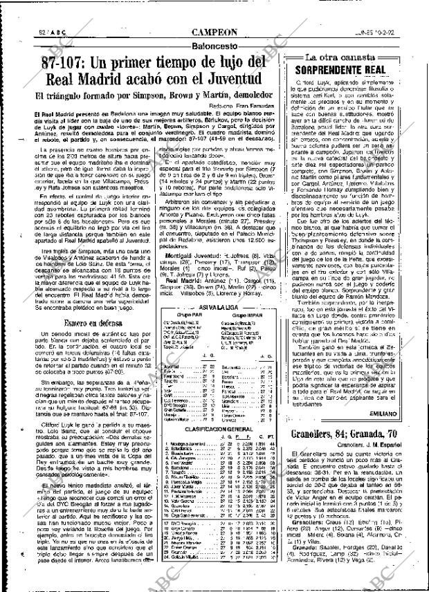 ABC MADRID 10-02-1992 página 82