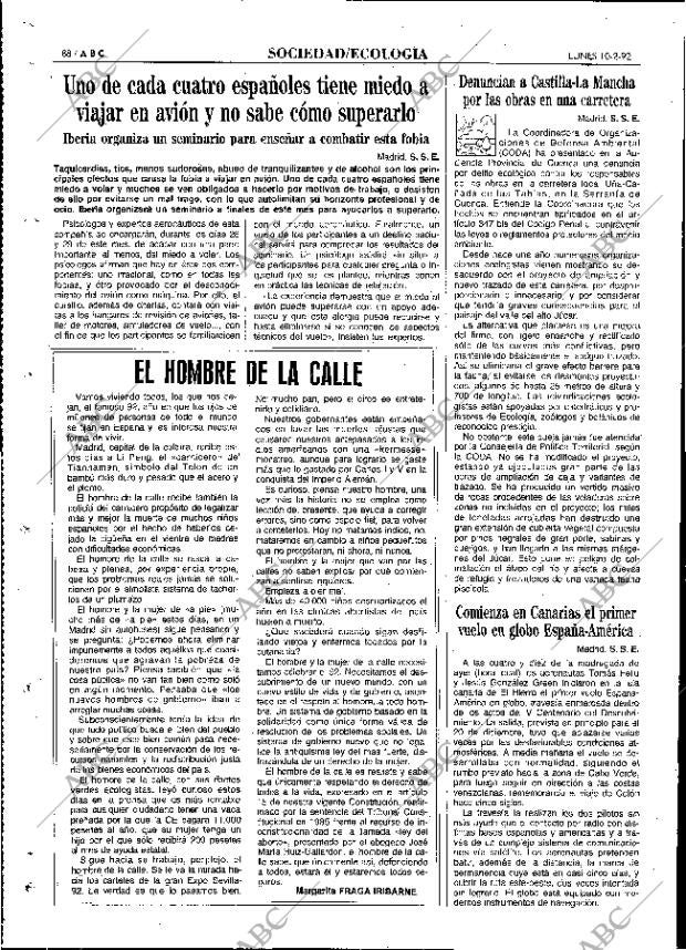 ABC MADRID 10-02-1992 página 88
