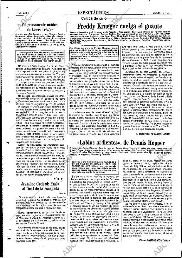 ABC MADRID 10-02-1992 página 94