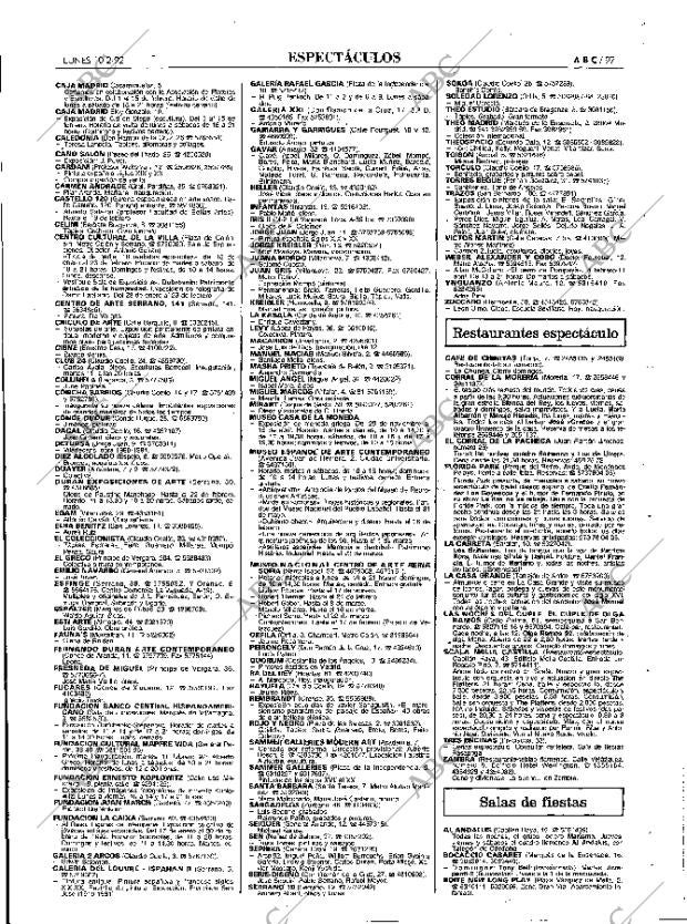 ABC MADRID 10-02-1992 página 97