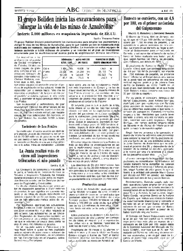 ABC SEVILLA 11-02-1992 página 69