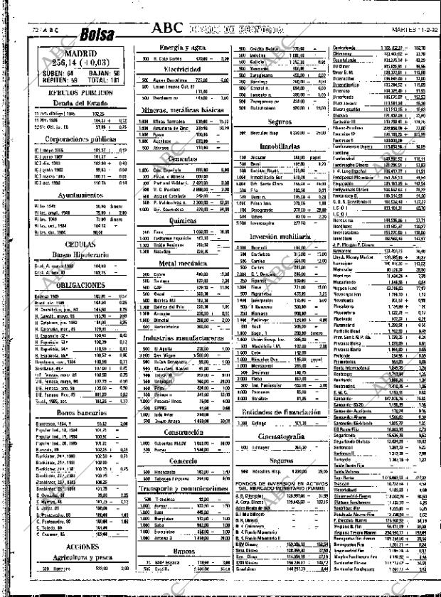 ABC SEVILLA 11-02-1992 página 72