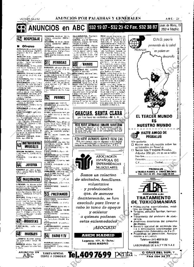 ABC MADRID 14-02-1992 página 123