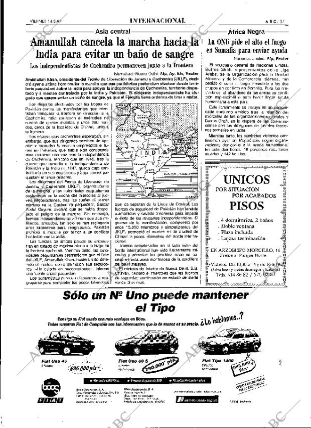 ABC MADRID 14-02-1992 página 37