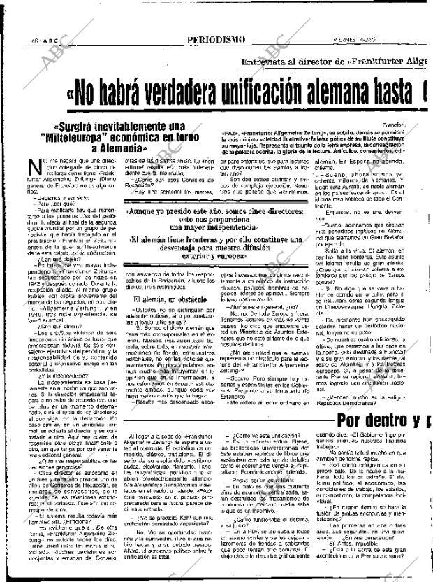 ABC MADRID 14-02-1992 página 68