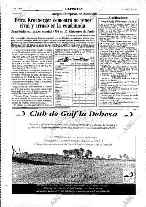 ABC MADRID 14-02-1992 página 84