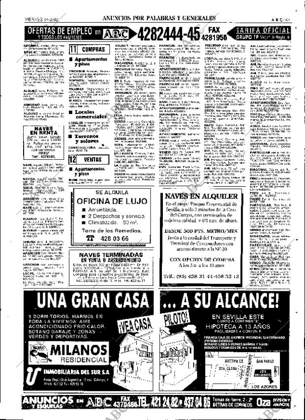 ABC SEVILLA 14-02-1992 página 87