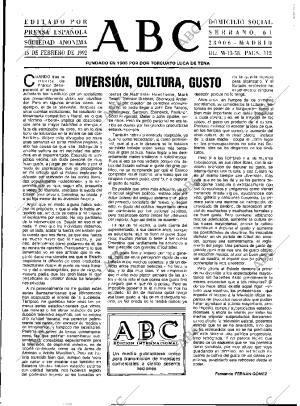 ABC MADRID 15-02-1992 página 3