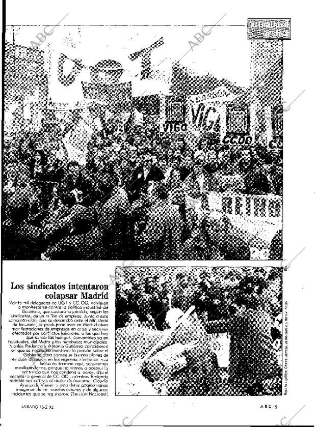ABC MADRID 15-02-1992 página 5