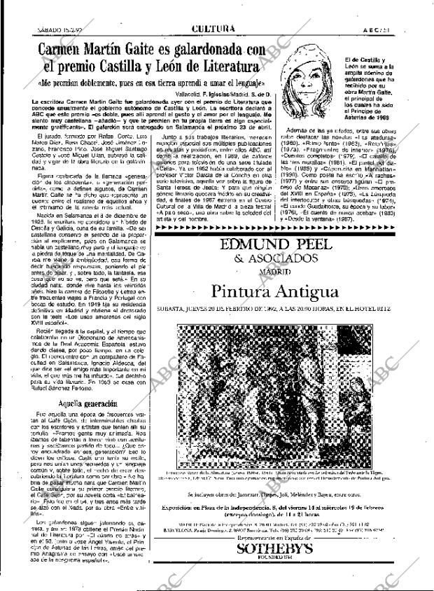 ABC MADRID 15-02-1992 página 51