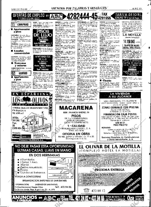 ABC SEVILLA 15-02-1992 página 83