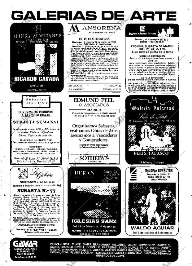 CULTURAL MADRID 21-02-1992 página 28