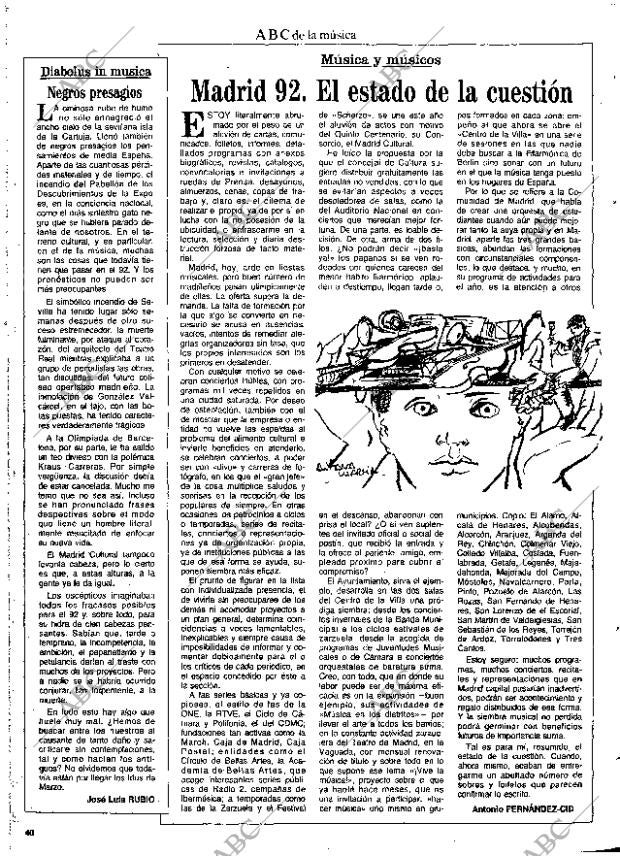 CULTURAL MADRID 21-02-1992 página 40