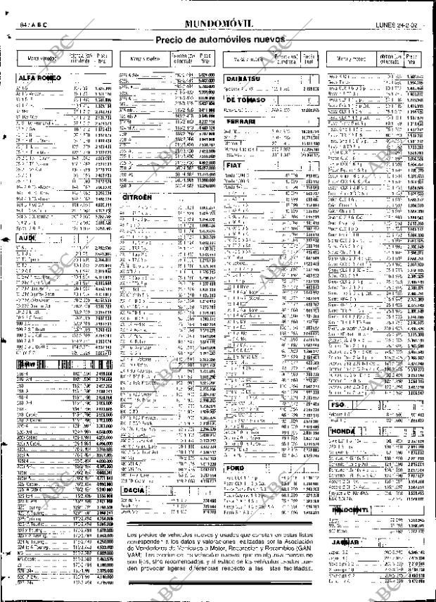 ABC SEVILLA 24-02-1992 página 84