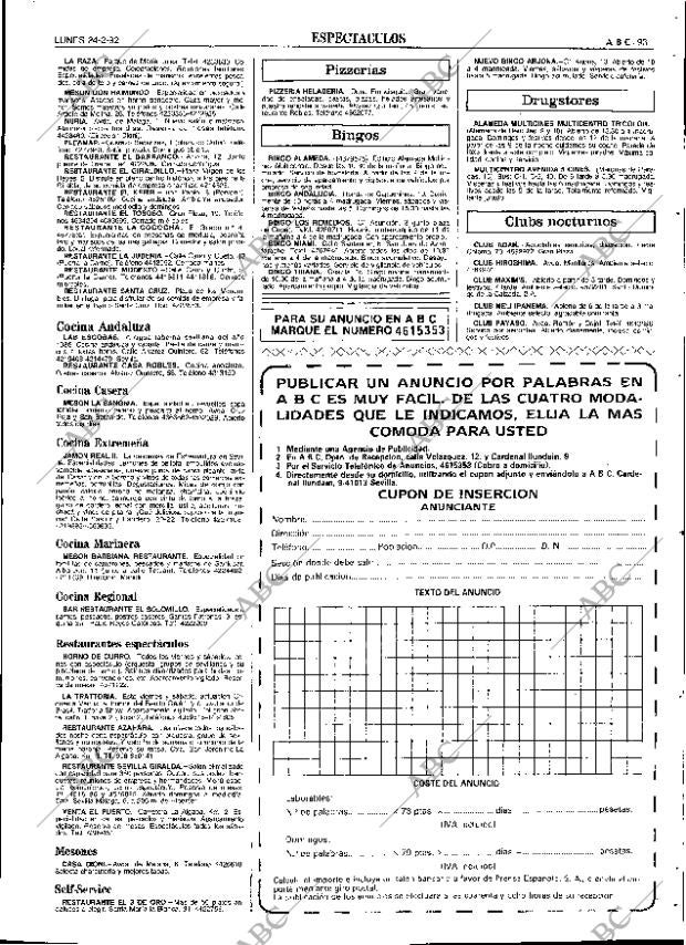 ABC SEVILLA 24-02-1992 página 93