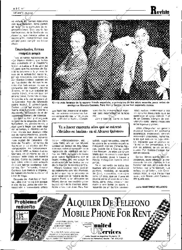 ABC SEVILLA 28-02-1992 página 87