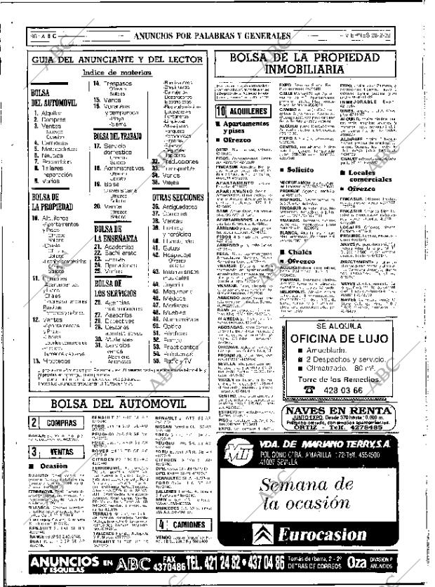 ABC SEVILLA 28-02-1992 página 96