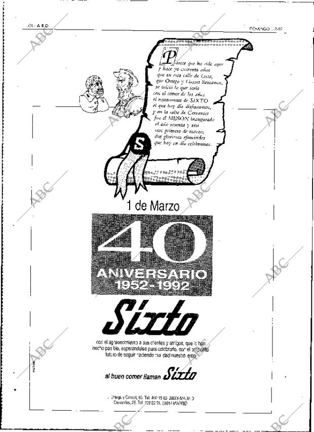 ABC MADRID 01-03-1992 página 100