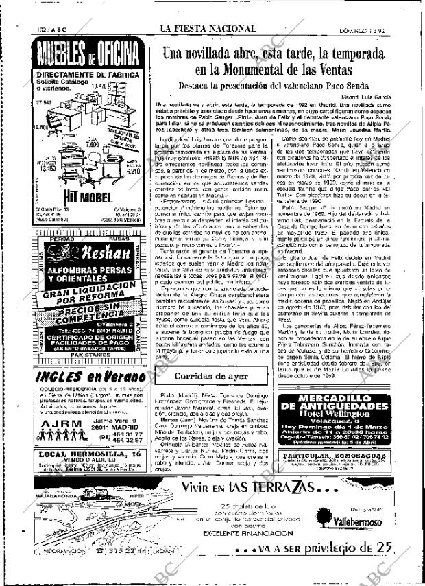 ABC MADRID 01-03-1992 página 102