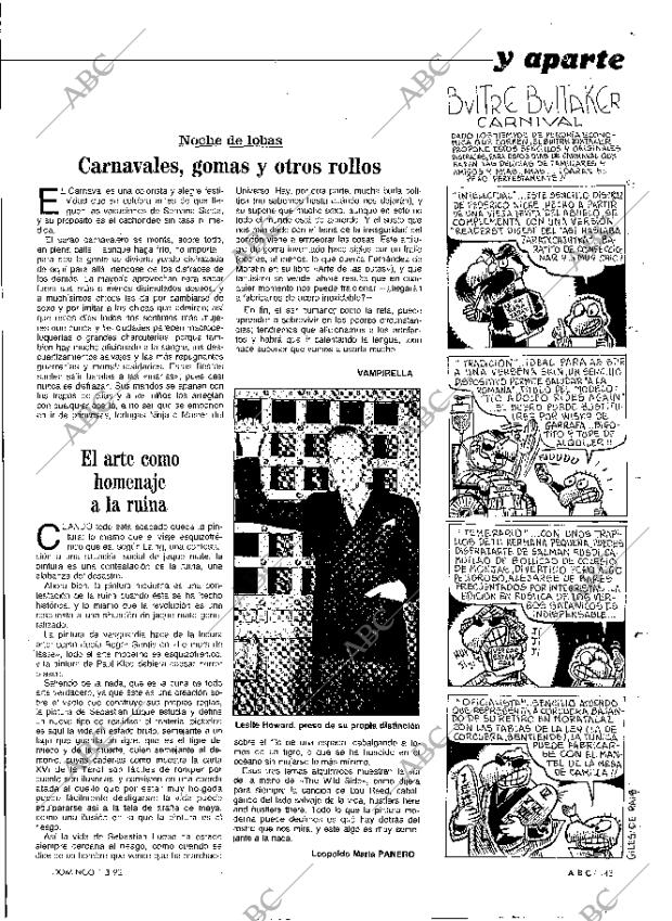 ABC MADRID 01-03-1992 página 143