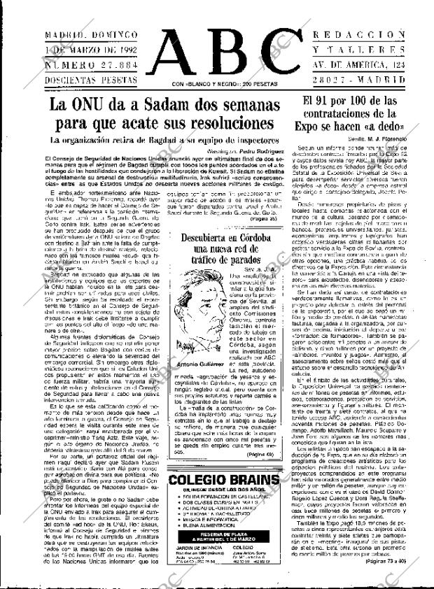 ABC MADRID 01-03-1992 página 19