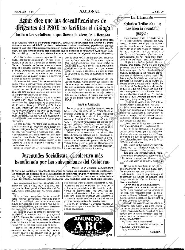 ABC MADRID 01-03-1992 página 27