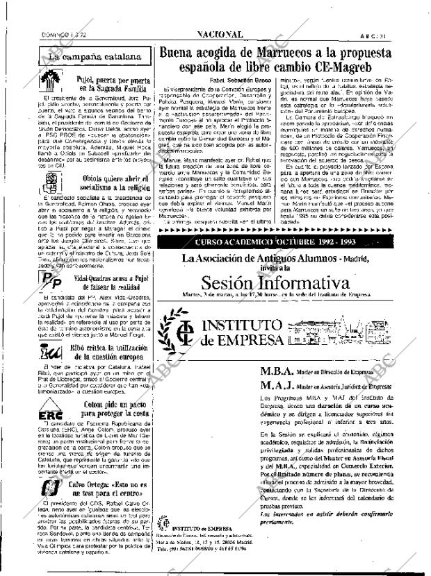 ABC MADRID 01-03-1992 página 31