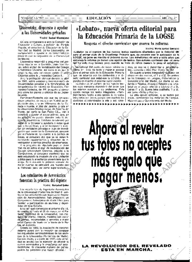 ABC MADRID 01-03-1992 página 81